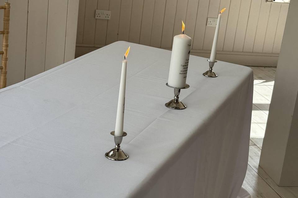 Unity candle
