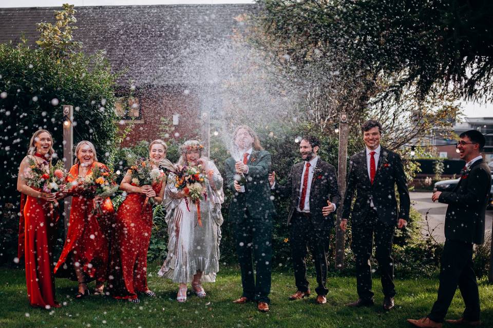 Champagne shot