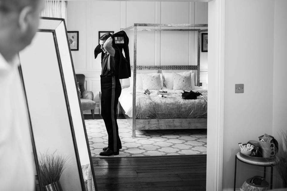 Groom prep