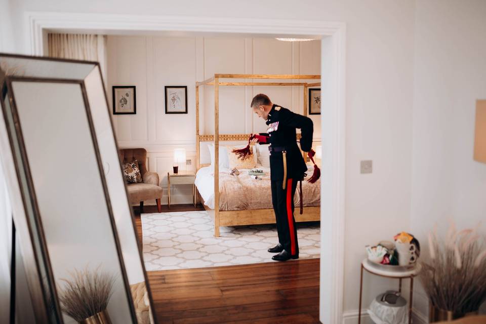Groom prep