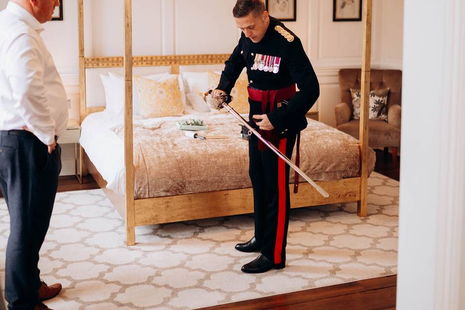 Groom pre