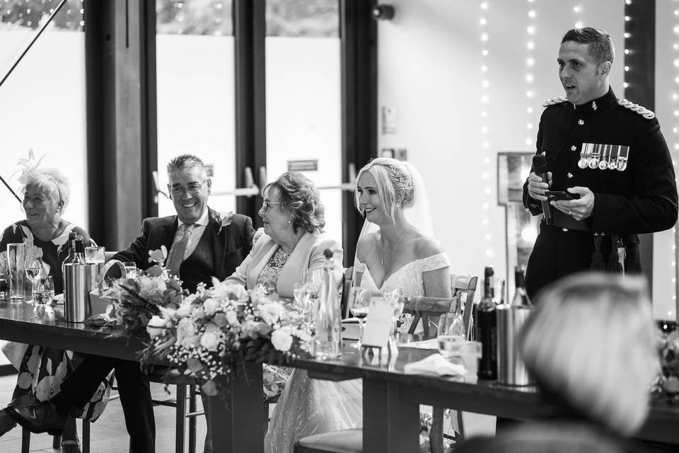 Groom speach