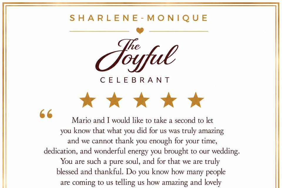I have the most rewarding job