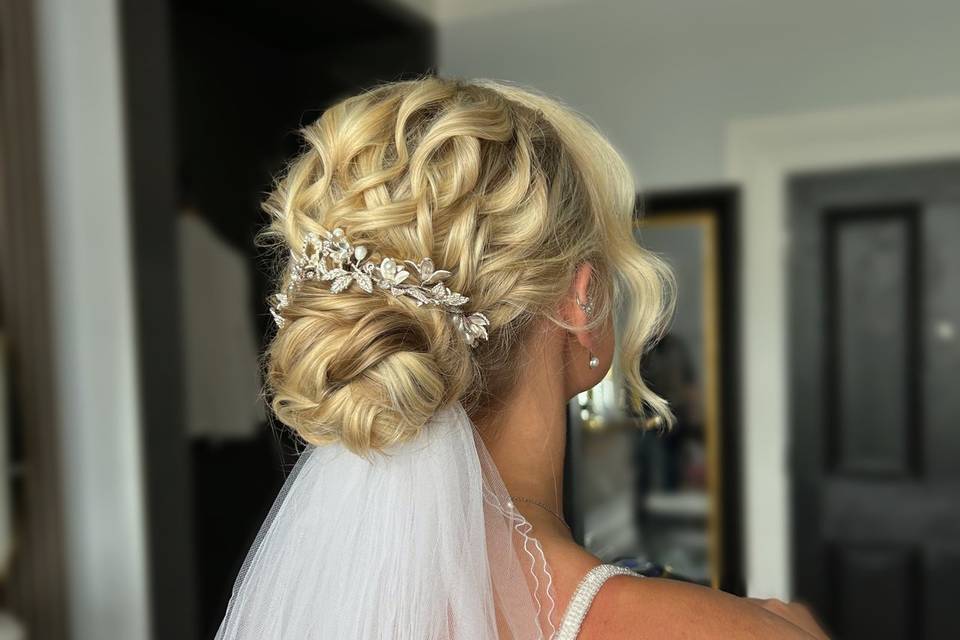 Bridal bun