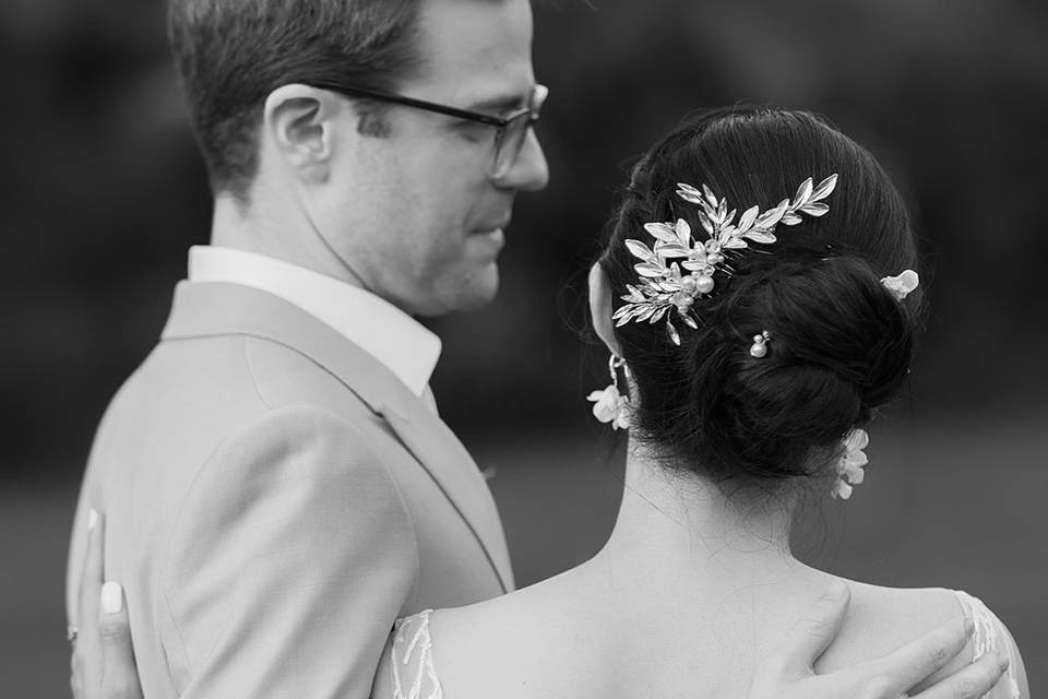 Bridal bun