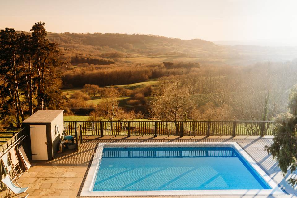 Pool with a view