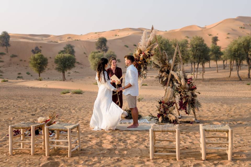 Desert elopement