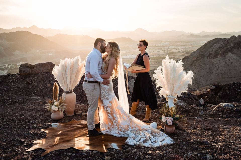 Mountain elopement