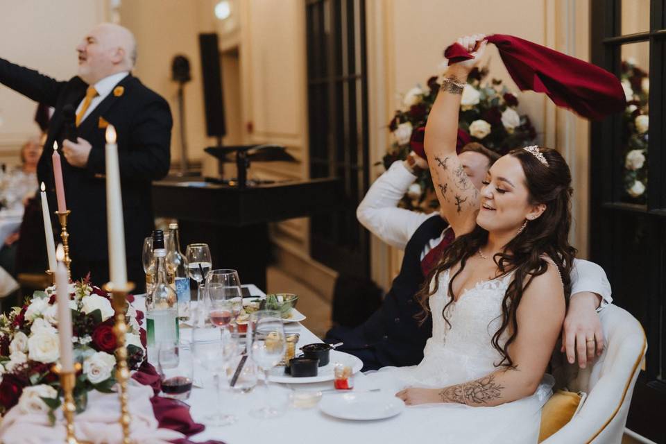 Happy Couple Rise Hall