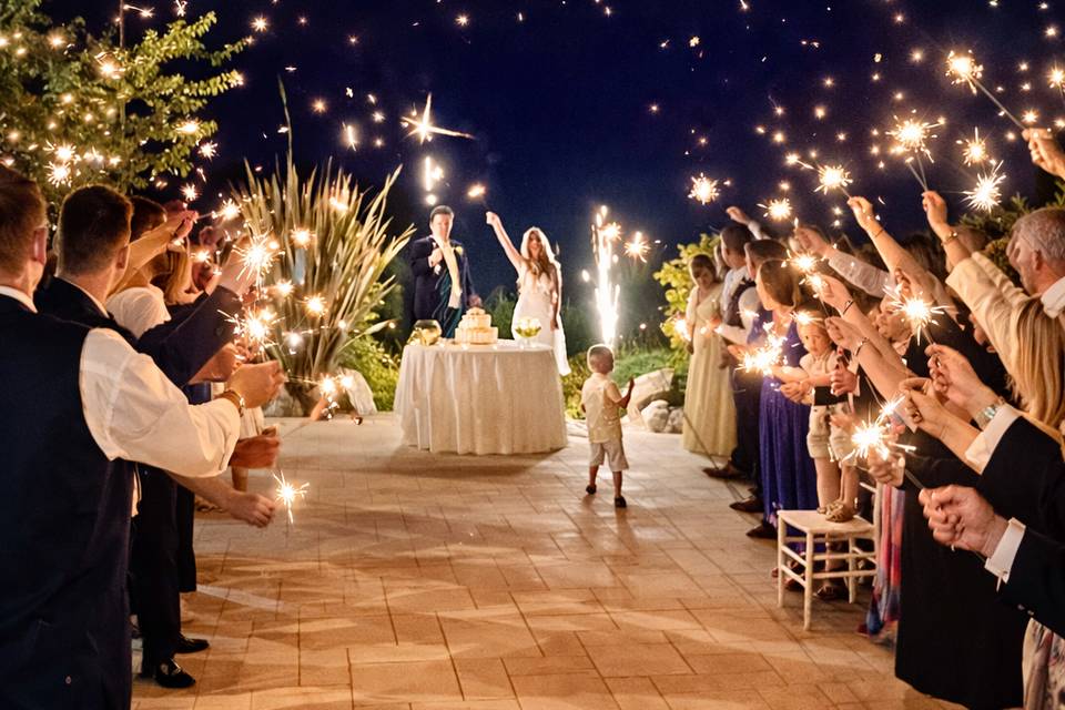 Cake & Sparklers