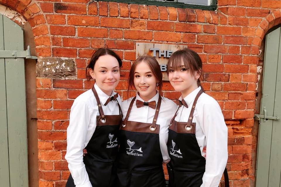 Our lovely waitresses