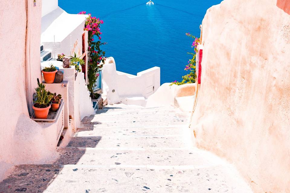 Explore special Santorini