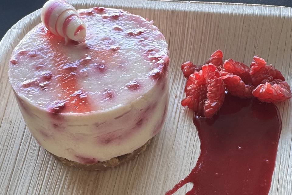 Raspberry cheesecake