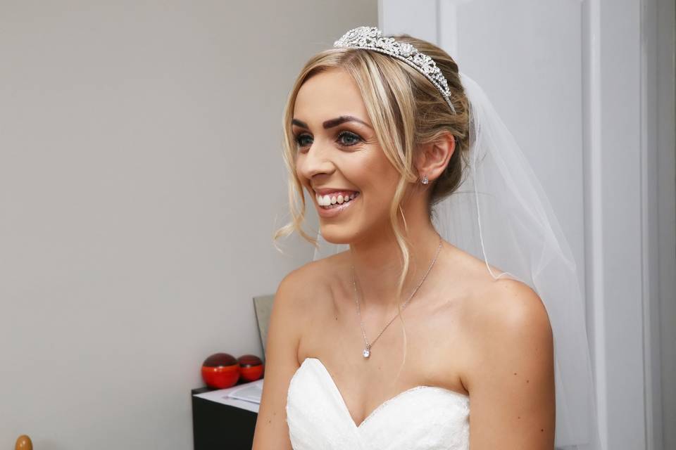 Happy bride