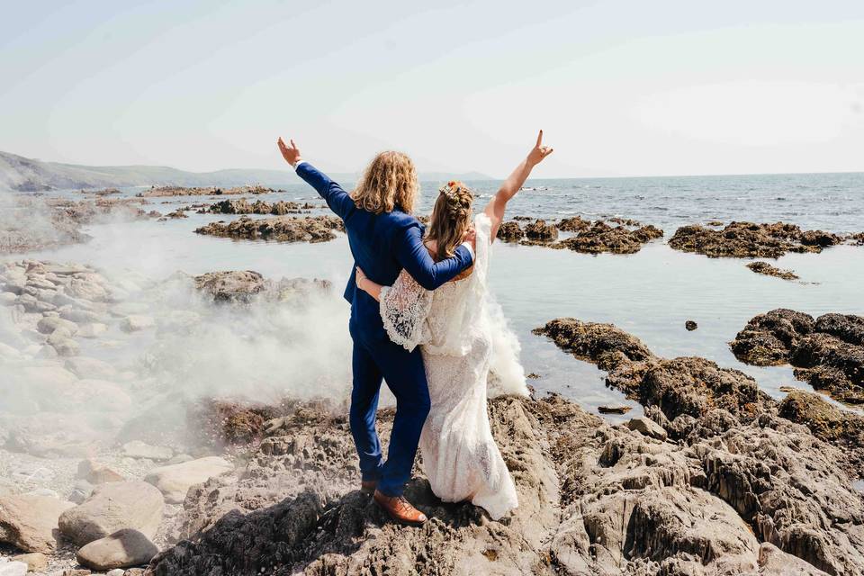 Couple on beach