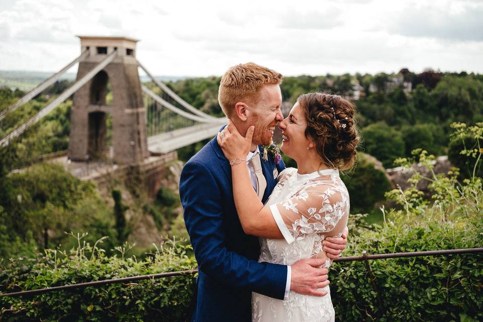 Couple by Clifton bridge