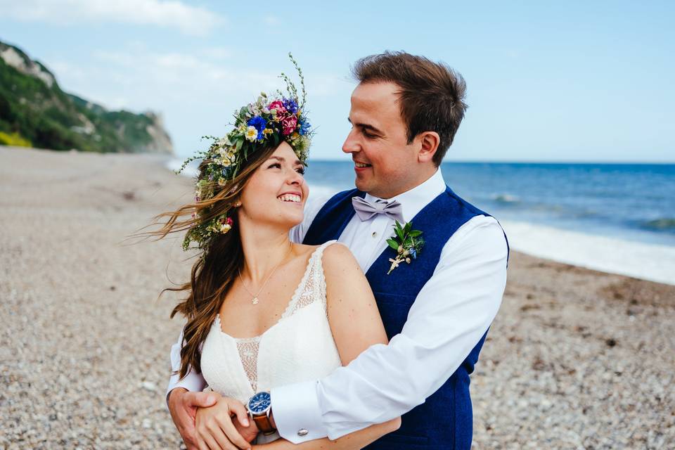 Couple on beach