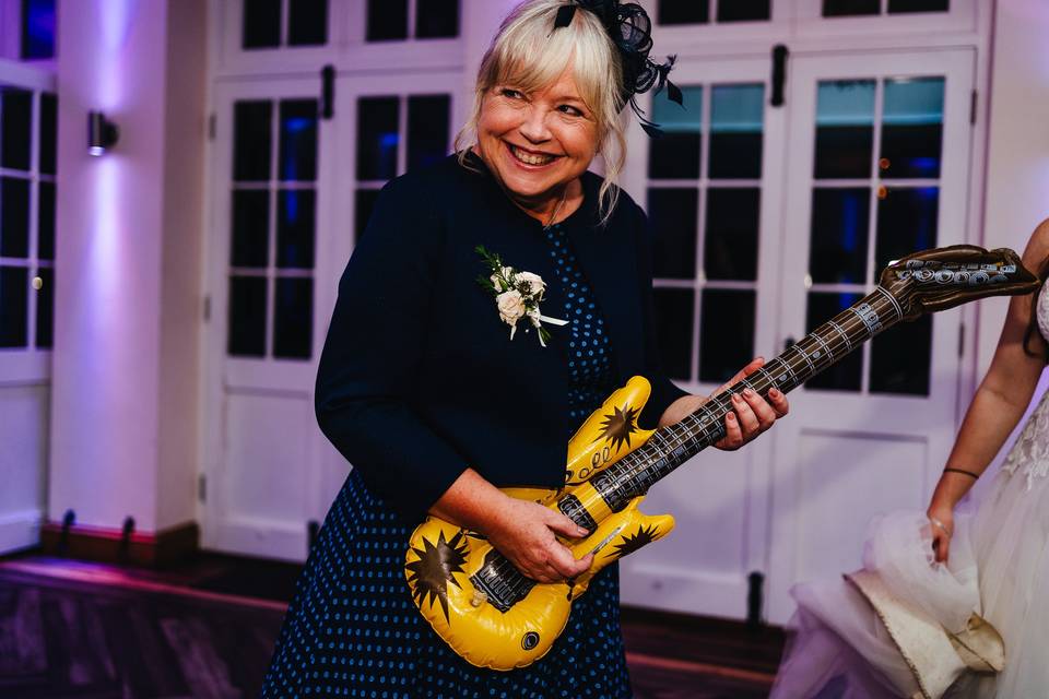 Mum with guitar