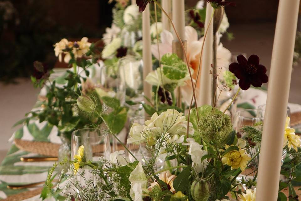 Tablescape closeup