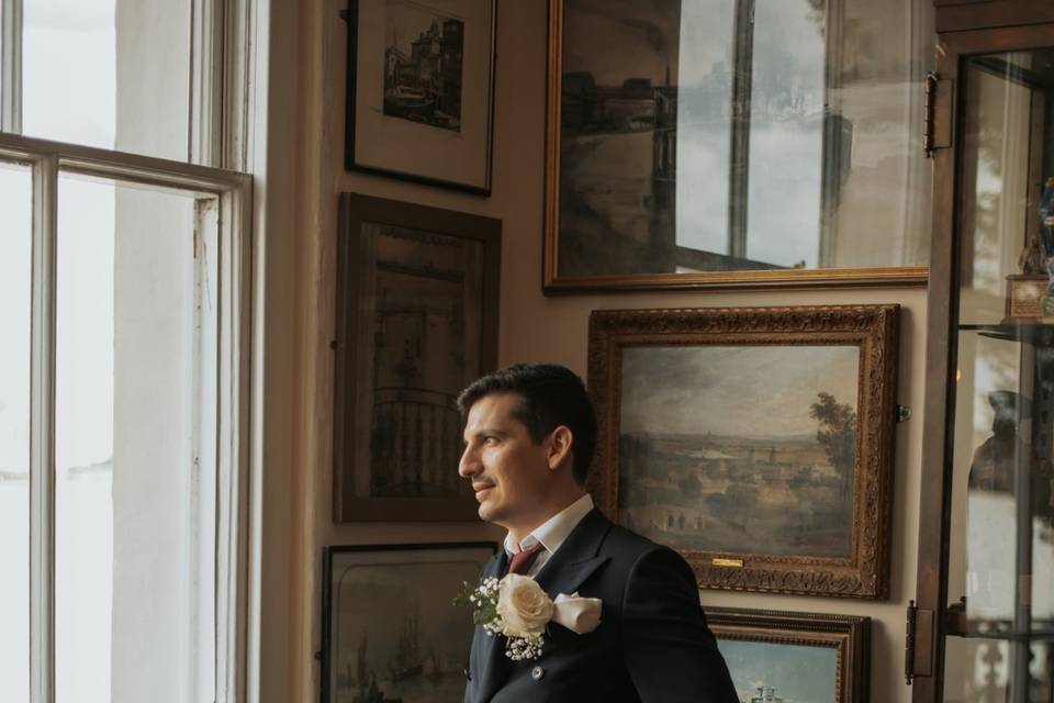 Groom portrait
