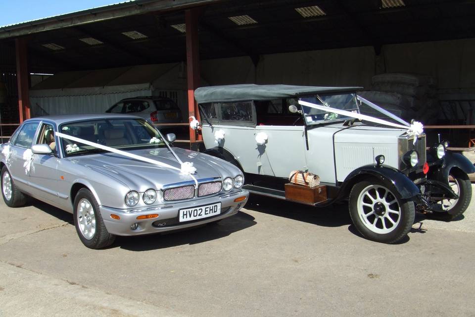 Jaguar with the old Morrris