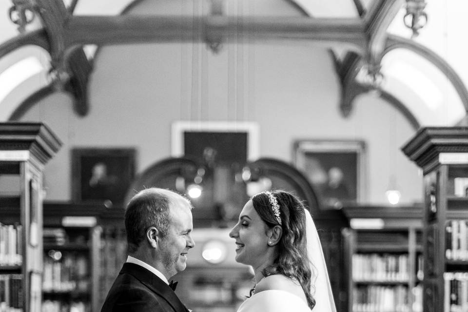 Library Couple Shoot