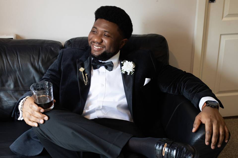 Groom portrait