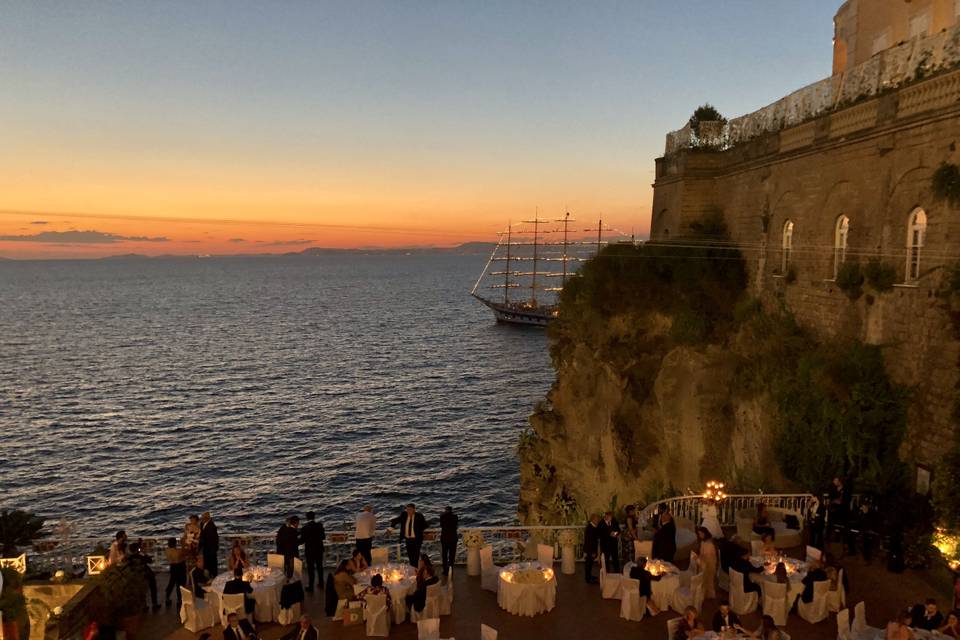 Dinner on Terrace