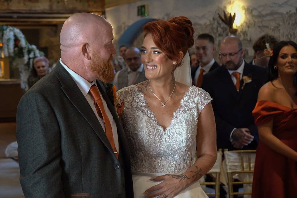 Bride and groom ceremony