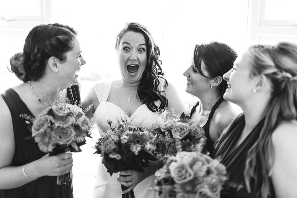 Emily & her bridesmaids