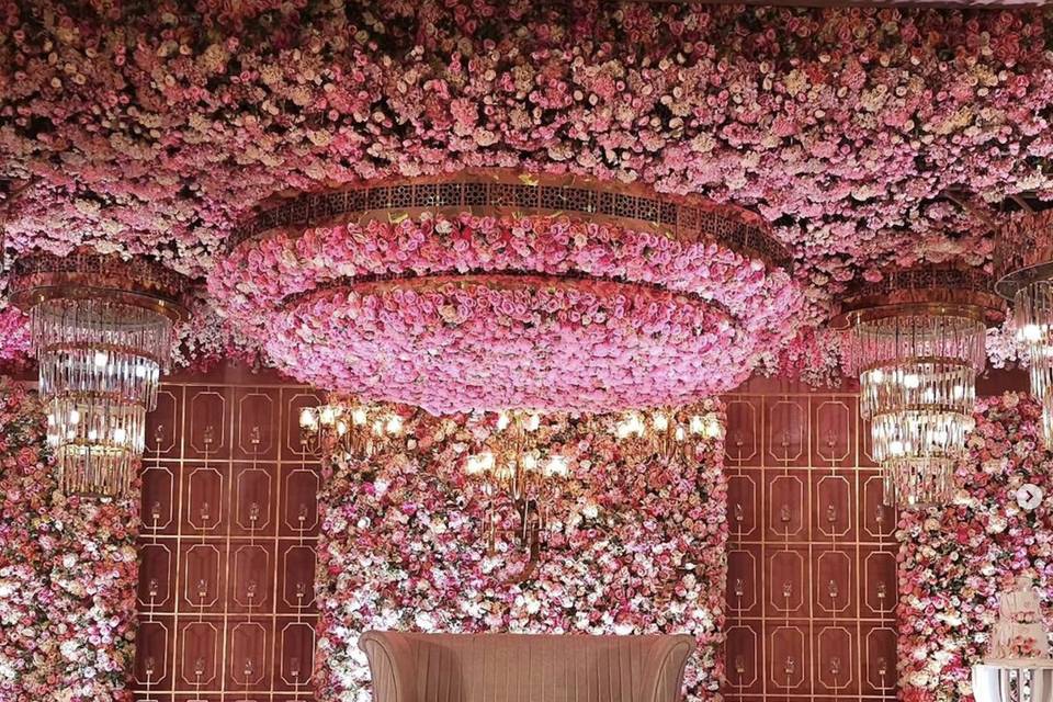 Flower decor for hindu wedding
