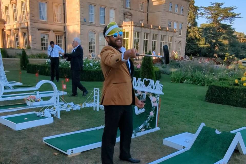 Crazy weds golf hire