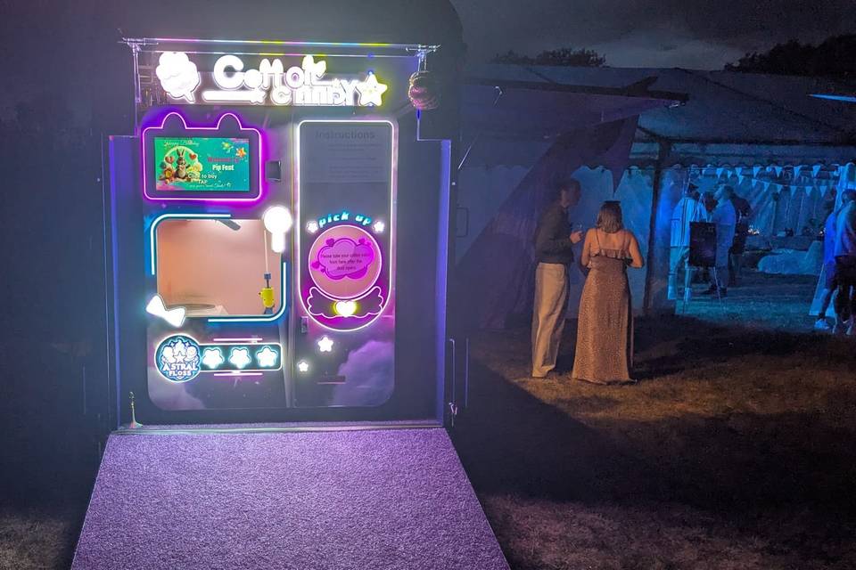 Lights up at night