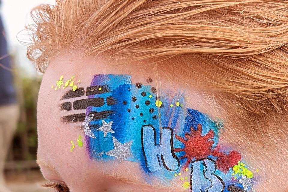 Boys graffiti look