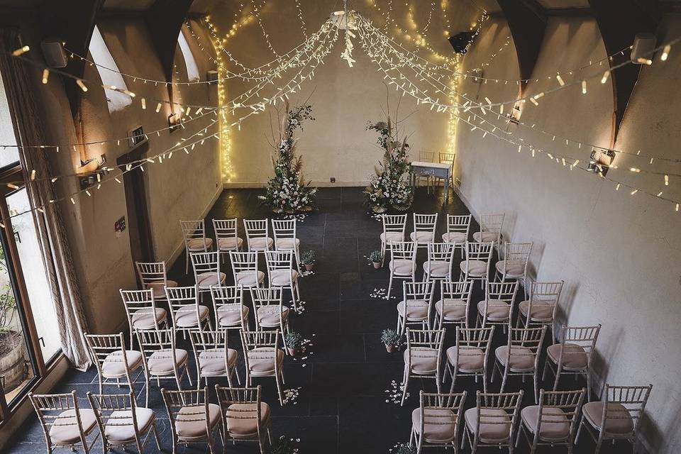 Ceremony setting