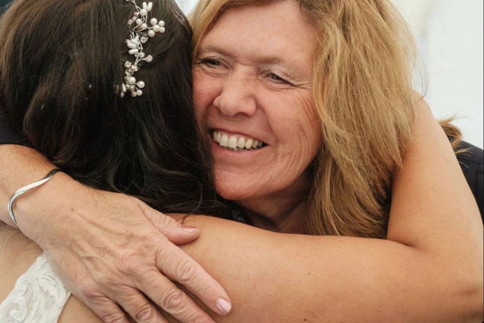 A happy bride