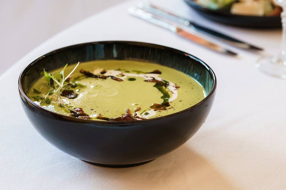 Pea bacon Soup
