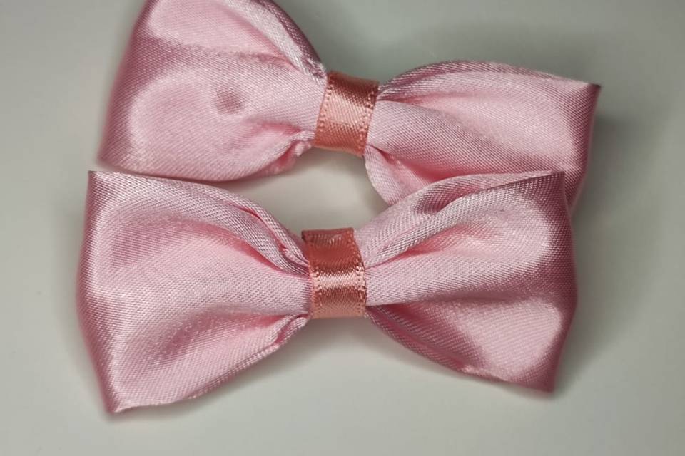 Mini satin silk bows