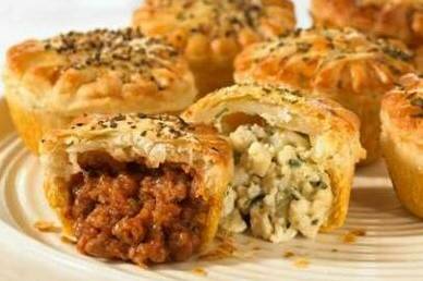 Mini Beef and Chicken pies