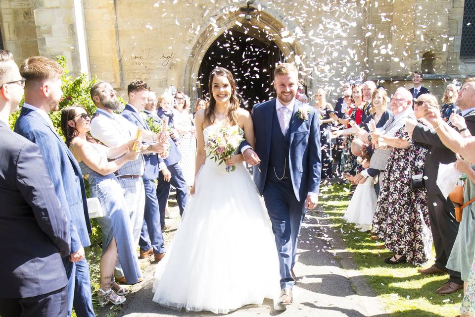 We love a church wedding