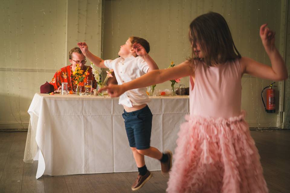 First on the dance floor