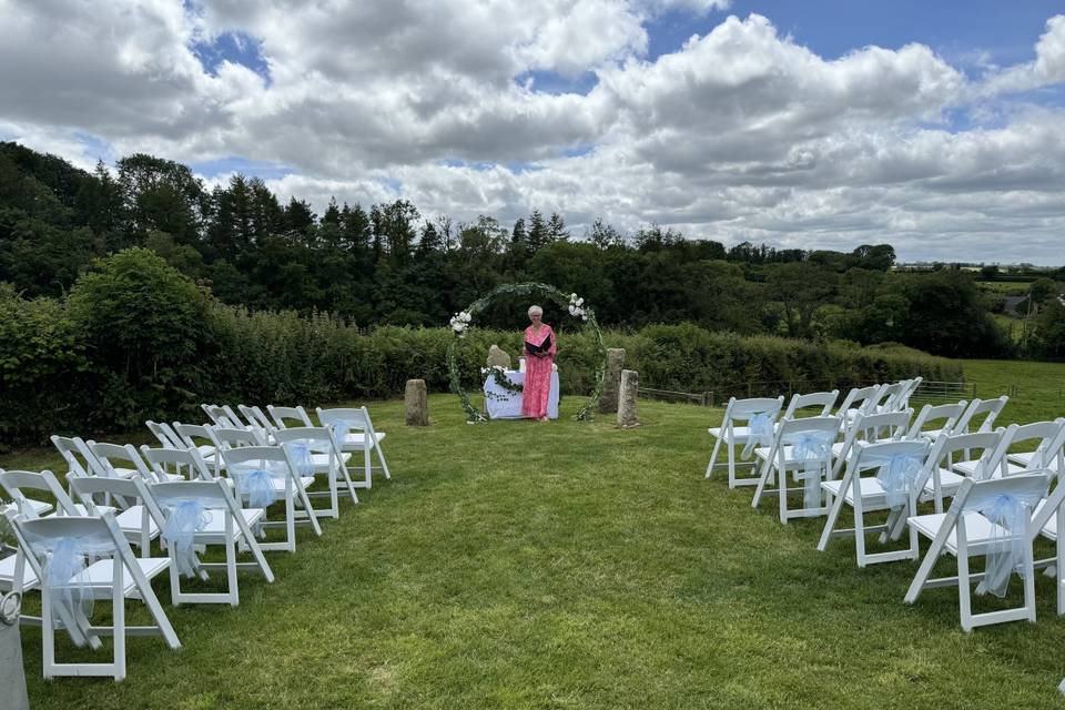 Outdoor ceremony