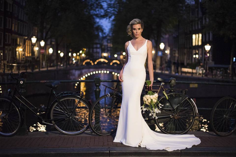 Bridal portrait, Amsterdam