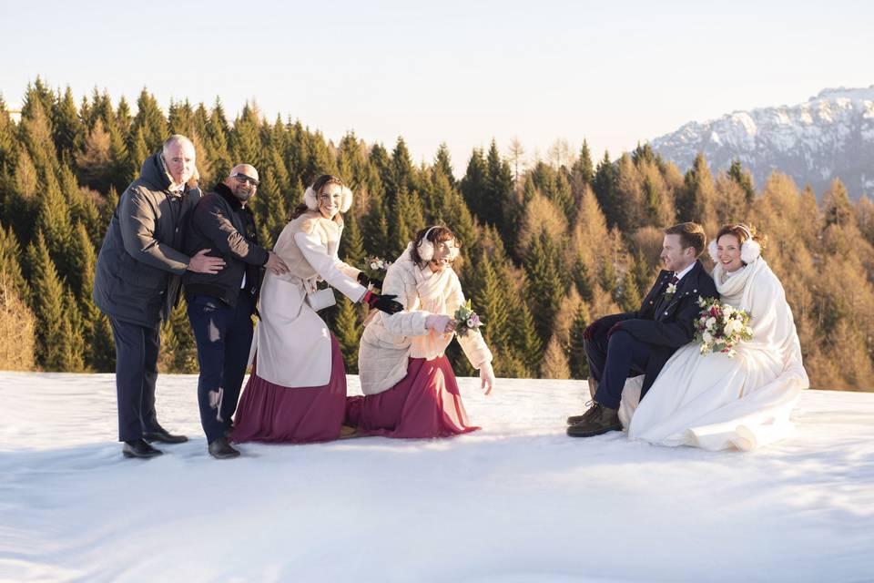 Winter wedding in Italy