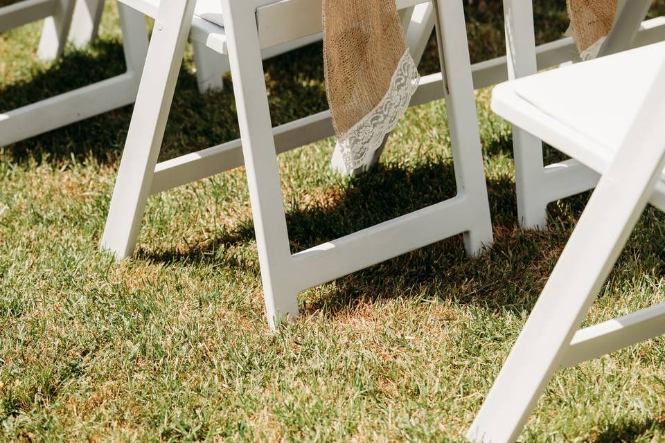 Outdoor wedding