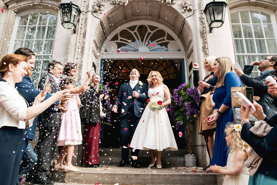 Chelsea Town Hall wedding