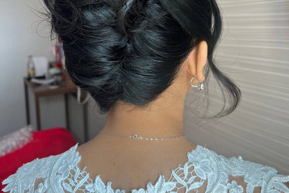 Asian bridal hair