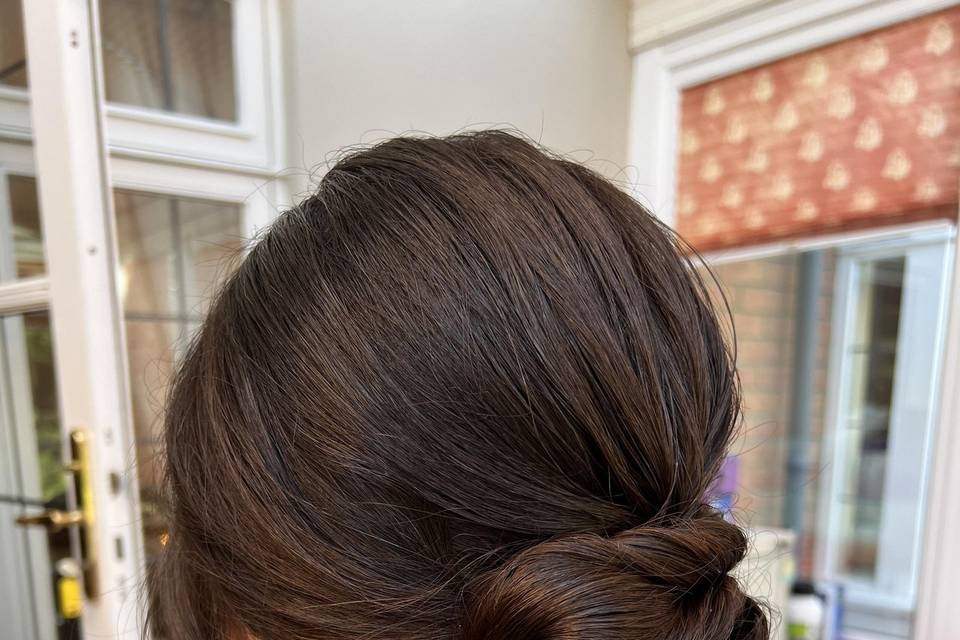 Modern updo