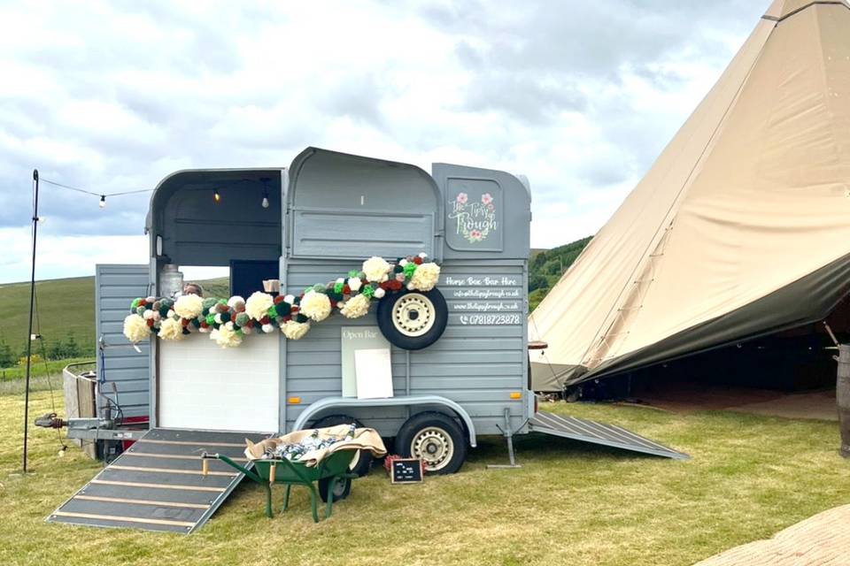 Vintage horse box