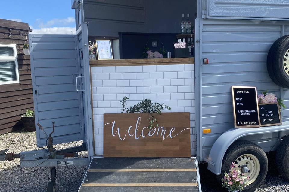 Vintage horse box